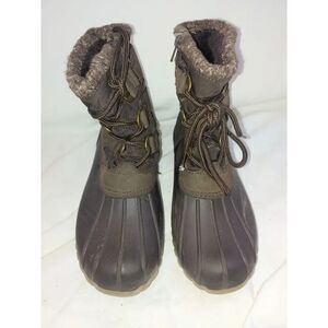 Baretraps FIANNA Womens Size 6M Brown Ankle Duck Boot.